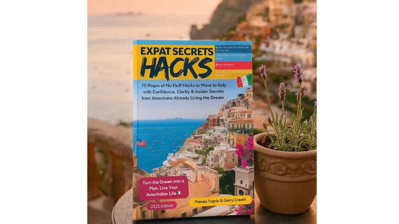 Cover of the free Ameritalian Insider Hacks guide with tips for living in Italy